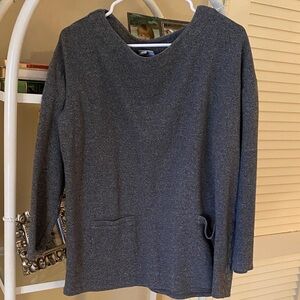 J. Jill ( Pure Jill) Women's Grey Tunic Top